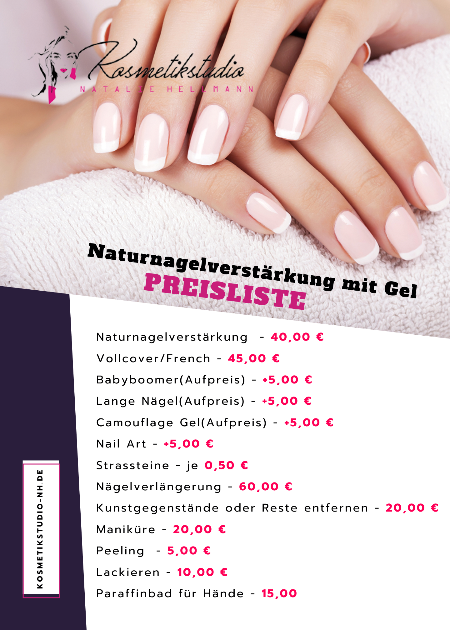 Naturnagelverstärkung mit Gel